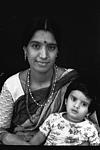 Mother and child at tulsu's wedding