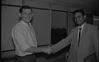 V.K.Deshpande with Jim Davis arrives, 30-08-1963