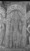 A sculpture of Vishnu
