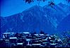 A Himalayan village below the mountain