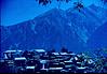 A Himalayan village below the mountain