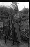 Mother and daughter on the way to bhumi puja