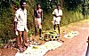 Villagers Selling Vegetables by Roadside