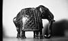 A wooden sculpture, elephant