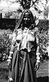 A lambani woman in her traditional dress