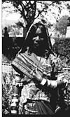 A lambani woman in her traditional dress