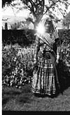 A lambani woman in her traditional jewelry