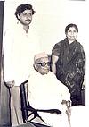 From Left to Right: H.V. Krishnamurthy, Pu. Ti. Narasimhachar., and Jyotsna Kamat