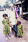 Villager with Grand-daughters