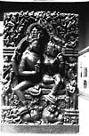 Sculpture of Shiva Parvati in Oxford university campus