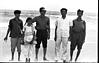 Razvi and his family members in Karachi beach