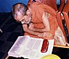 Swamiji of Pejawar Engrossed in Study