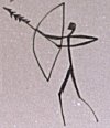 Hunter -- Illustration based on a Petroglyph