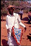 Dholu artist in Dharwad, 1999