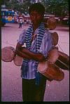 A small drum seller at street