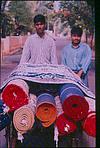 Carpet sellers on road