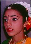 A girl dressed for dance performance