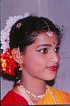 A girl dressed for dance performance, young dancer of Keshava nrutya shala