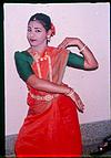 A girl dressed for dance performance, young dancer of Keshava Nrutya Shala
