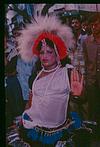 A street Dancer in a procession