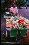 Drum, ladies finger, fouring brinjals, carrots, tomato, capsicum, they are all at your door step on push cart.