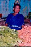 Carrot and Ladies finger seller