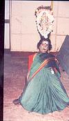 Manjamma, Dancing and carrying yelamma on her head