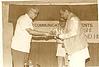 Bhim sen Joshi, receiving award form M.V. Kamat, noted Journalist