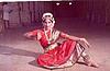 A typical bharata natyam pose