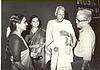 Dr. N. Rajam, Veteran exponent of Violin with her violinist father and violinist nees, with Kala Ramanath with Mohan D. Nadkarni