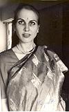 File photo graph of Nancy lesh, Dhrupad Vocalist.