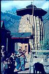 A Himalayan family in temple premises