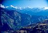 Range of mountains in Himalayan glory
