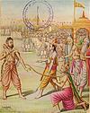 Parashuram being Consoled by Rama and Dadharatha