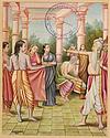 Sita Changing into Bark Cloth while Relatives Grieve