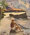 Hanuman Watches Lanka Burn