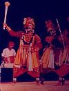 A challenge for battle. Scene from Yakshagana