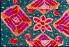 A sari pattern on a Quilt(koudi)