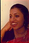 Shubha Sidenur in a laughing mood, , 1980, viyaalikaval,  Bangalore