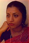 Shubha sidenur in a thought-full mood, viyyali-kawal, Bangalore, 1981
