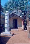 A tiny temple in Goa with a small dipastamba