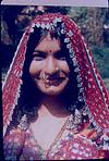 Lambani young lady in traditional dress, Sondur, 1991