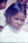 A young Kadu kuruba girl. Form Gundle pet