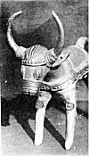Ghareva art – bell metal bull cast by a tribal artist