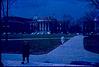 Campus scene in winter, Syracuse, 1964