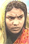 Tribal girl: many tribes follow the Hindu dressing customs and lifestyles