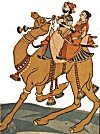 Rajput Couple Riding a Camel