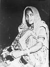 A woman villager, A photo picture