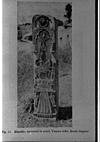 Khamba, memorial in wood, Vasawa tribe, South Gujarat, 1982