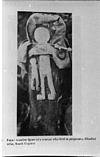 A memorial stone for a pregnant woman who died, Chodhri tribe, South Gujarat, 1982